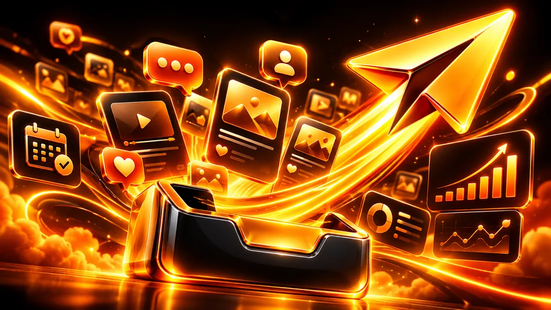 Automated content and customer messaging illustration